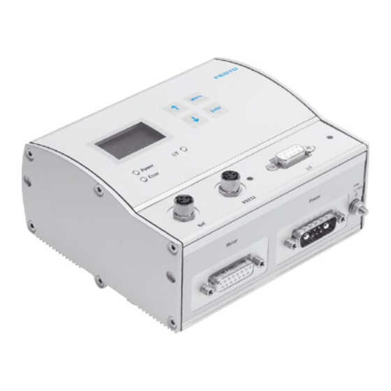 Festo SFC-DC Manual De Usuario