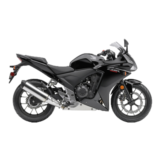 Honda Motor CBR500R Manuales