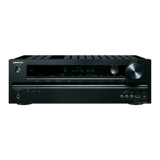 Onkyo HT-R548 Manual De Instrucciones