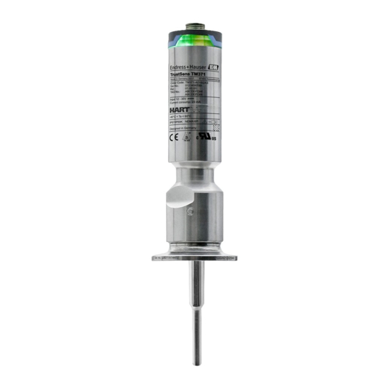 Endress+Hauser iTHERM TrustSens TM372 Manual De Instrucciones Abreviado