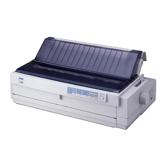 Epson LQ-2080 Manual Del Usuario