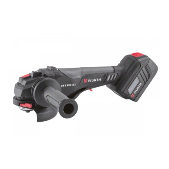 Würth AWS 18-125 P COMPACT Traducción Del Manual De Instrucciones De Servicio Original
