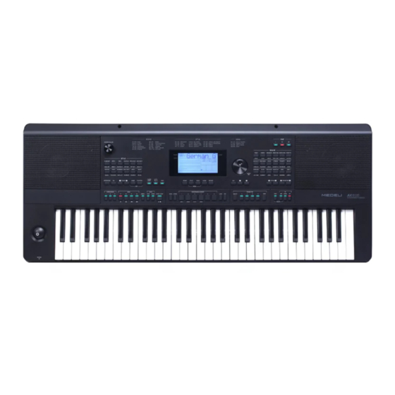Medeli AK603 Manual Del Propietário