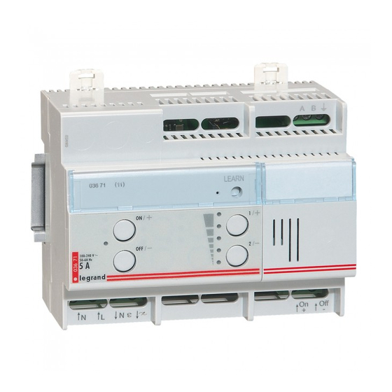 LEGRAND 0 036 71 Manual De Instrucciones
