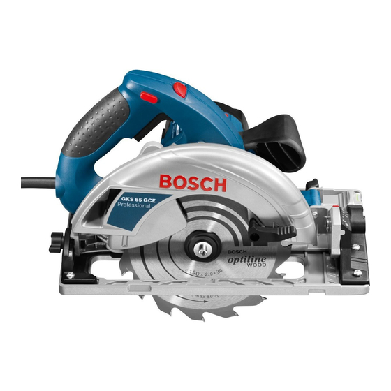 Bosch GKS Professional 65 Manuales