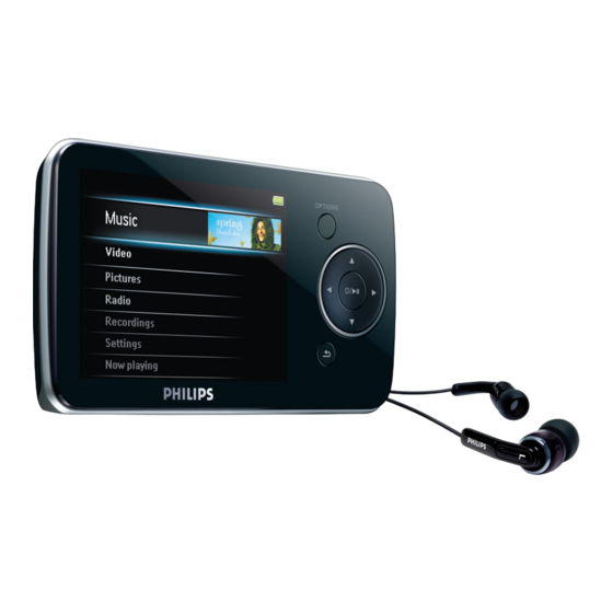 Philips GoGear SA5245 Manual Del Usuario