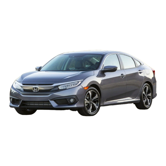 Honda Civic 2018 Manuales