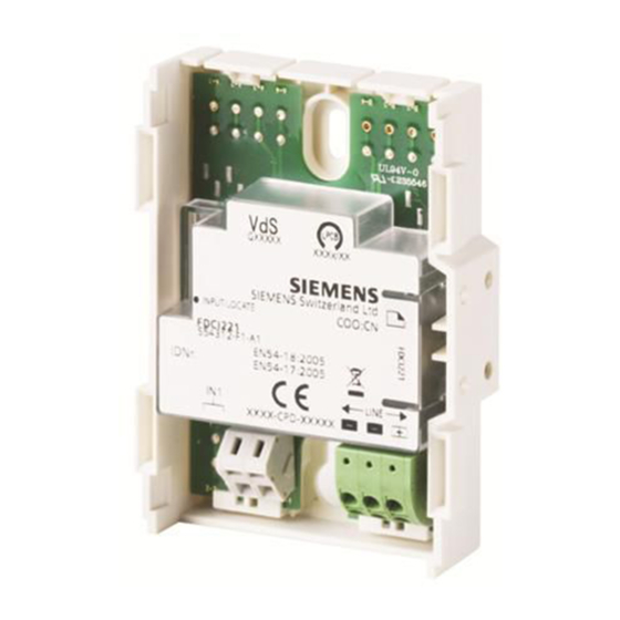 Siemens FDCI221 Montaje