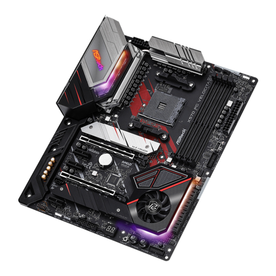 ASROCK X570 PG Velocita Manuales