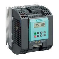 Siemens SINAMICS G110 Serie Instrucciones De Uso