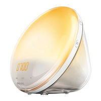 Philips HF3520 Wake-up Light Manual De Instrucciones