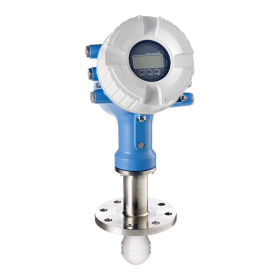 Endress+Hauser Micropilot NMR81 Manual De Instrucciones
