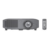 Panasonic PT-AE8000U Instrucciones De Operación