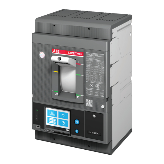 ABB SACE Tmax XT5 Manual De Uso Y Mantenimiento