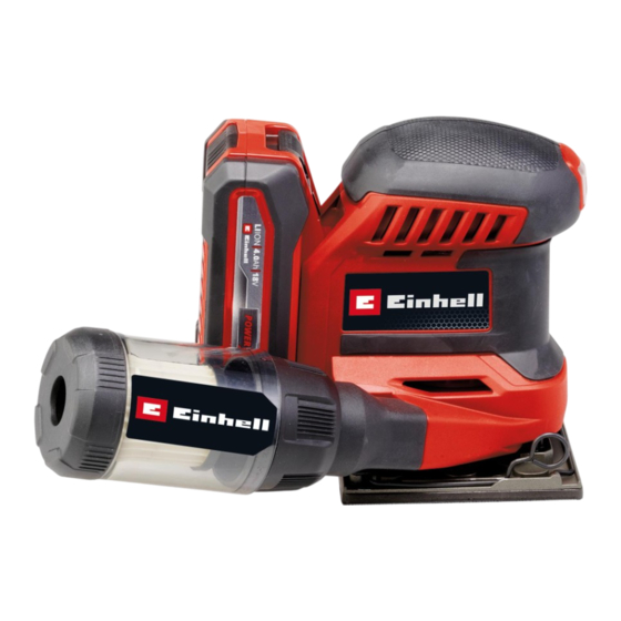 EINHELL TE-OS 18/113 Li Manual De Instrucciones Original
