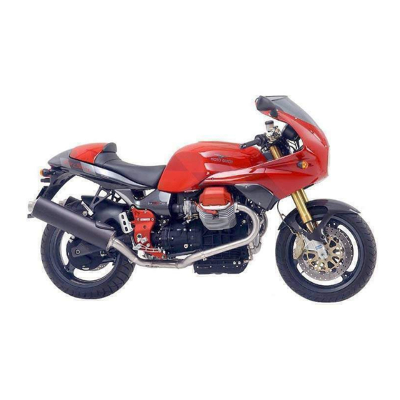 MOTO GUZZI V11 SPORT MY 2003 Manual De Instrucciones