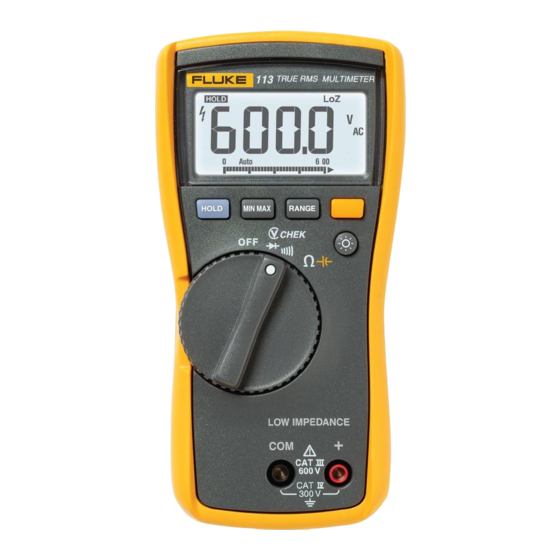 Fluke 113 Manuales