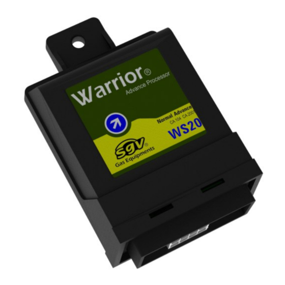 SGV Warrior WS-20 Manual De Instalación