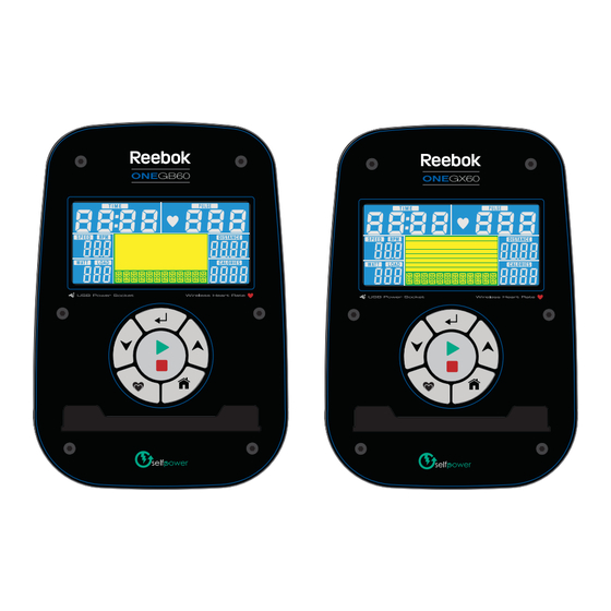 Reebok One GX60 Guia Del Usuario