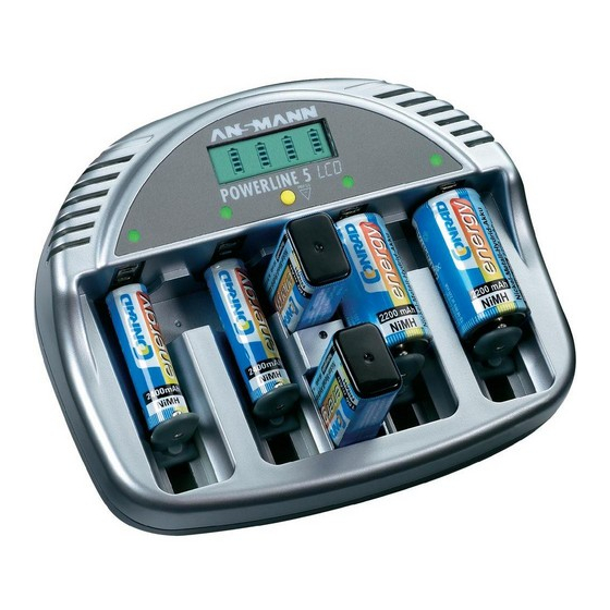 ANSMANN POWERLINE 5 LCD Instrucciones De Manejo
