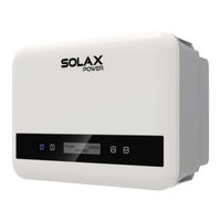 SolaX Power X1-MINI-1.1K-G4 Manual Del Usuario