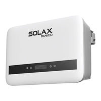 SolaX Power X1 - BOOST-3.3K-G4 Manual Del Usuario