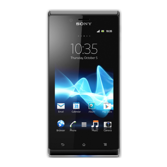 Sony Xperia J Guia Del Usuario