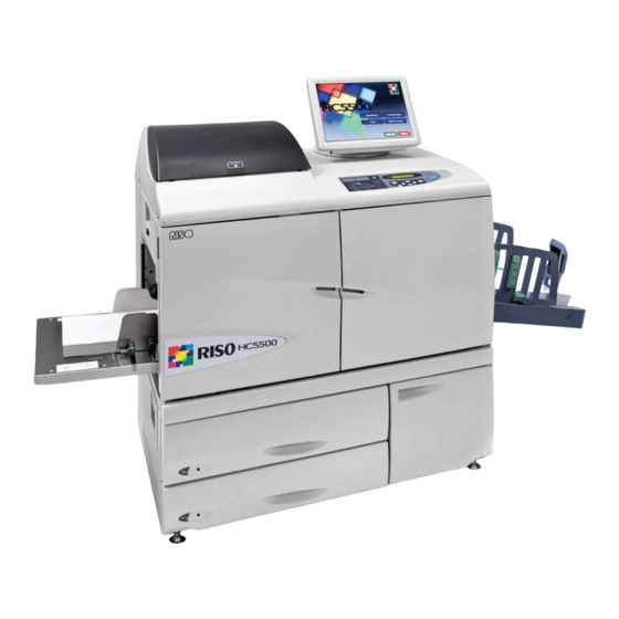 Riso HC5500 Serie Manual Del Usuario
