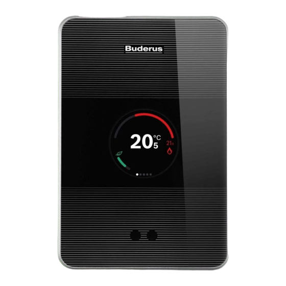 Buderus Logamatic TC100 Guía De Instalación Rápida