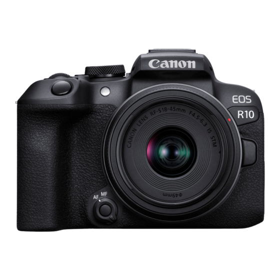 Canon EOS R10 Guia Del Usuario Avanzada