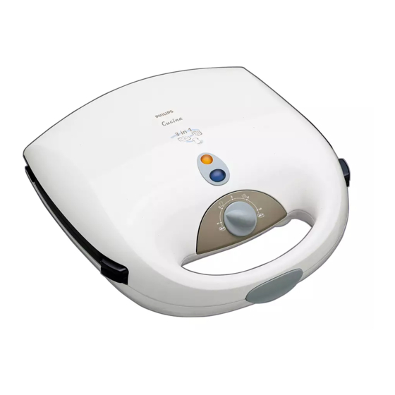 Philips Cucina HD2423 Manuales