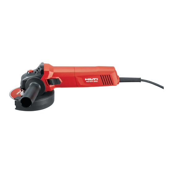 Hilti AG125-S Manuales