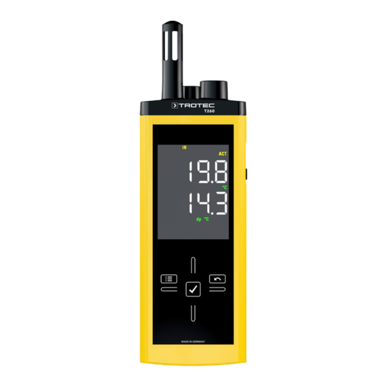 Trotec T260 Manual De Instrucciones