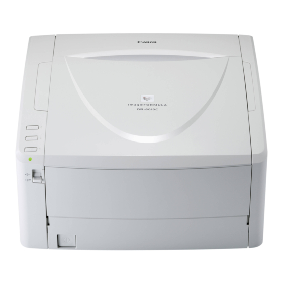 Canon imageFORMULA DR-6010C Manual Del Usuario