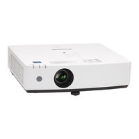 Panasonic PT-LMX460 Instrucciones De Operación