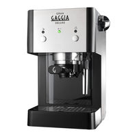 Gaggia Style SIN040 GBUL Instrucciones De Uso