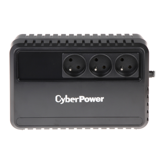 CyberPower BU650E Guia De Inicio Rapido