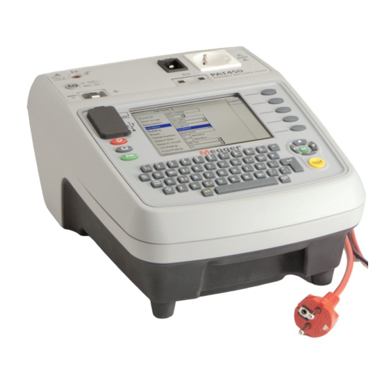 Megger PAT400 Serie Guia Del Usuario