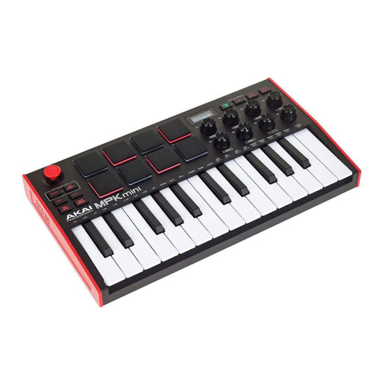 Akai Professional MPK mini Mk2 Guía De Usuario