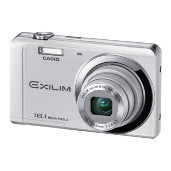 Casio Exilim EX-ZS6 Manuales