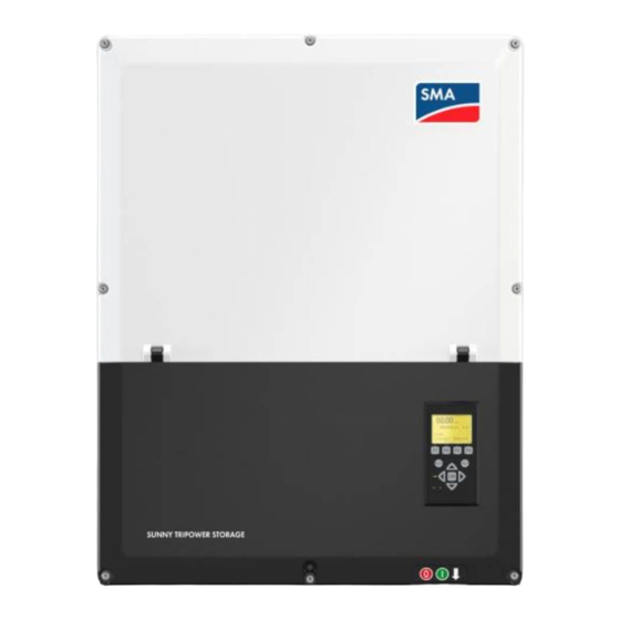 SMA SUNNY TRIPOWER STORAGE 60 Instrucciones De Instalación Y Reglaje