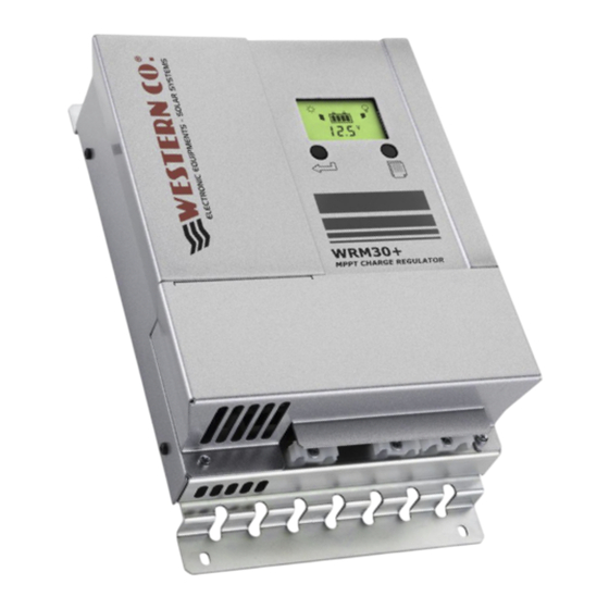 Western Co WRM30+ Manual Del Usuario