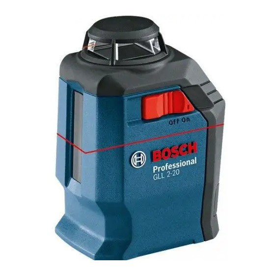 Bosch GLL 2-20 Instrucciones De Funcionamiento Y Seguridad