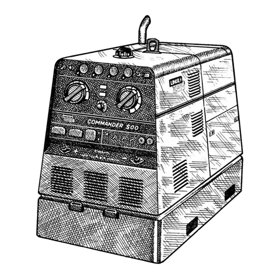 Lincoln Electric Commander 500 Manual Del Operador