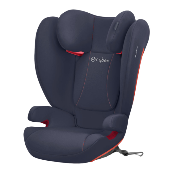 Cybex Silver SOLUTION B-FIX Guia Del Usuario