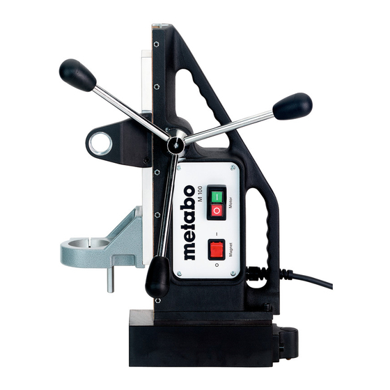 Metabo M 100 Manual Original