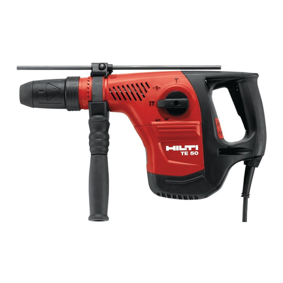 Hilti TE 50 Manual De Instrucciones