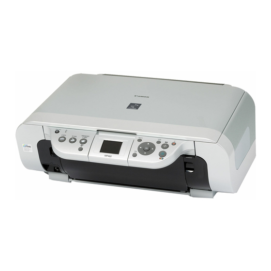 Canon PIXMA MP460 Instrucciones De Instalación