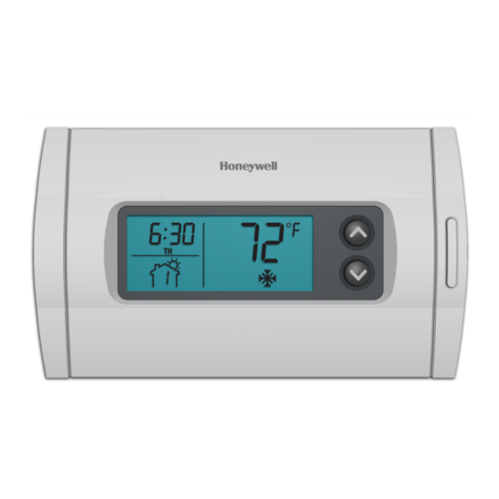 Honeywell RTH2310 Guía De Instalación Rápida
