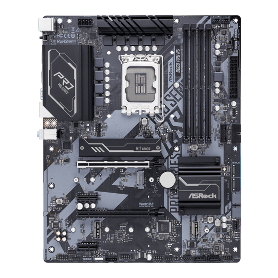 ASROCK B660 Pro RS Manual Del Usuario